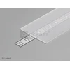 Bikuvalt 3m LED juostos profilio dangtelis H, matinis