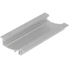 3m LED juostos profilio FLAT8, neanoduotas aliuminis