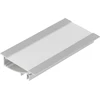 3m LED juostos profilio FLAT8, neanoduotas aliuminis