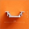 Bikuvalt 3m LED juostos profilio GROOVE10, anoduotas