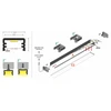 3m LED juostos profilio SLIM8 12,2x7, anoduotas aliuminis.