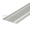 3m LED juostos profilio WALLE12 dangtelis, neanoduotas aliuminis