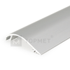 3m LED juostos profilio WAY10 dangtelis, anoduotas aliuminis