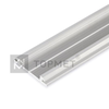 3m LED juostos profilis ARC12 CD/U5, lankstus, neanoduotas aliuminis
