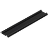 3m LED juostos profilis ARC12 CD/U5, lankstus, juodai dažytas