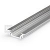 3m LED juostos profilis GROOVE10 BC/UX, neanoduotas aliuminis