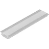 3m LED juostos profilis GROOVE10 BC/UX, neanoduotas aliuminis