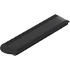 3m LED juostos profilis GROOVE14 EF/TY, juodai anoduotas