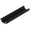 3m LED juostos profilis GROOVE14 EF/TY, juodai anoduotas