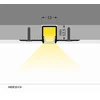 Bikuvalt 3m LED juostos profilis HIDE10 C4, anoduotas aliuminis