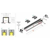 3m LED juostos profilis SMART-IN10, anoduotas