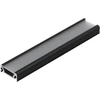 3m LED juostos profilis SURFACE10 BC/UX, juodai anoduotas