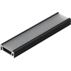 3m LED juostos profilis SURFACE14 EF/TY, juodai anoduotas