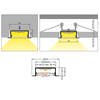 3m LED juostos profilis VARIO30-06 ACDE-9/U9, neanoduotas aliuminis