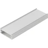 3m LED juostos profilis WIDE24 G/W, neanoduotas aliuminis