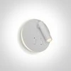 Bikuvalt 3W + 5W LED sieninis šviestuvas- skaitymo lempa, baltas, 3000K, 65746B/W/W
