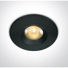 3W COB LED įleidžiamas šviestuvas, 3000K, IP65, juodas, 10103M/B/W
