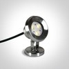 3W LED baseino šviestuvas, nerūdijančio plieno sp., 3000K, IP68, 69064A/W