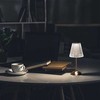 V-tac 3W LED įkraunamas stalinis šviestuvas, nikelio sp. korpusu, 3000/6000K, dimeriuojamas