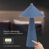V-tac 3W LED įkraunamas stalo šviestuvas, mėlynas, 3000-6000K, dimeriuojamas