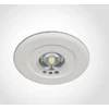 Bikuvalt 3W LED įleidžiamas avarinis šviestuvas, baltas, avariniu režimu gali veikti iki 3h, 89002C