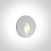 3W LED sieninis šviestuvas, baltas, 3000K, 68030/W/W