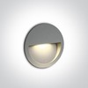 3W LED įleidžiamas sieninis lauko šviestuvas, pilkas, 3000K, 68068/G/W