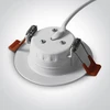 3W LED įleidžiamas šviestuvas, baltas, 3000/4000/5000K, 10103T/W/V