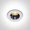 3W LED įleidžiamas šviestuvas, baltas, 3000K, 10103H/W/W
