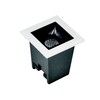 3W LED įleidžiamas šviestuvas, baltos/juodos sp., 3000K, S084