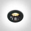 3W LED įleidžiamas šviestuvas, juodas, 3000K, 10103H/B/W