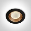 3W LED įleidžiamas šviestuvas, juodos/žalvario sp., 3000K, 10103E/B/BS/W