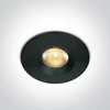 3W LED įleidžiamas vidaus/lauko šviestuvas, juodas, 3000/3500/4000K, IP65, 10103M/B/V