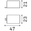 3W LED lauko šviestuvo ROCKET-ULTRAMINI maitinimo šaltinis, IP65, 700mA, 325163