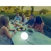 New Garden 3W LED pastatomas lauko šviestuvas BULY 20, E27, G45, baltas, 6000/6500K, IP65, parduodamas su lempute