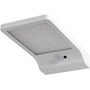Sieninis šviestuvas 3W LED sieninis lauko šviestuvas DOOR, baltas, 4000K, su saulės baterija ir judesio davikliu, IP44