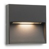 Sieninis šviestuvas 3W LED sieninis lauko šviestuvas EVEN, tamsiai pilkas, 3000K, IP54, 9151