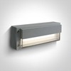3W LED sieninis lauko šviestuvas, pilkas, 3000K, 67176/G/W