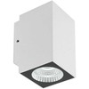 3W LED sieninis lauko šviestuvas QUAD, baltas, 3000K, IP65, 90084