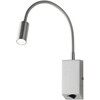 3W LED sieninis šviestuvas HELLO, nikelio sp., 3000K, 01-1195