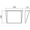 3W LED sieninis šviestuvas STEALTH, matinės baltos sp., 3000/4000K, 01-3220