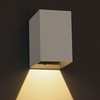 3W LED sieninis šviestuvas, baltas, 3000K, 67398/W/W