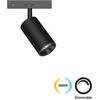 3W LED šviestuvas į magnetinius bėgelius MICRO MAGNETIC, juodas, 3000K, dimeriuojamas, 4315500
