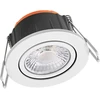 Bikuvalt 4-6W LED įleidžiamas pakreipiamas šviestuvas COMBO ADJUST, baltas, 2700/3000/4000K, IP65, dimeriuojamas