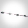 4 x 0,36W LED modulis, geltona šviesos sp., 7842/Y