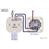 Liregus 400W apšvietimo reguliatorius EPSILON, kaitrinėms, halogeninėms (220V/12V) lempoms, be rėmelio, baltas