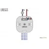 Liregus 400W apšvietimo reguliatorius EPSILON, kaitrinėms, halogeninėms (220V/12V) lempoms, be rėmelio, baltas