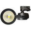 40W Euro LED šviestuvas ant bėgelio V-TAC, juodas, (4000K)