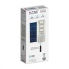 V-tac 40W LED gatvės šviestuvas, baltu korpusu, 6400K, su saulės baterija, judesio jutikliu ir nuotolinio valdymo galimybe