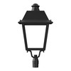 40W LED gatvės šviestuvas URBAN VILLA, juodas, 2200K, 140°, IP66